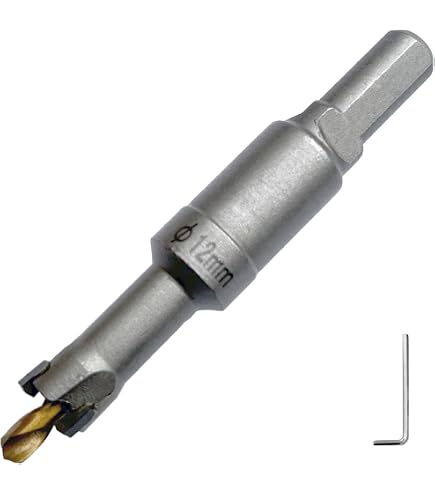 Amazon.co.jp: 超硬 ホールソー インパクト対応 六角軸6.35mm ホール