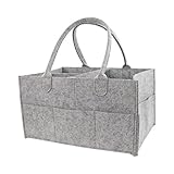 MHJY おむつストッカー　おむつ収納ケース　折りたたみ 収納箱 ボックス 多機能 出産祝い ギフト 雑物収納 小物整理 便利　赤ちゃんお出かけ用品　ベビー用品 グレー