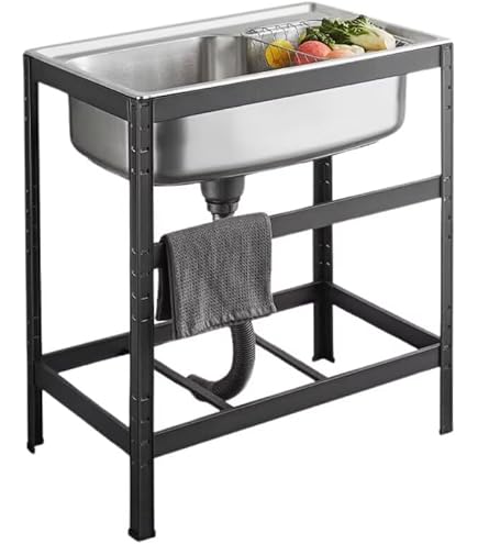 Amazon | コーナン オリジナル ステンレス簡易流し台 深型 幅650