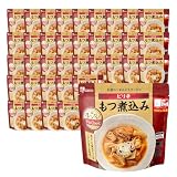 【36食セット】アイリスオーヤマ レンジアップピリ辛もつ煮140g