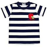 アスナロ（トップス 半袖tシャツ） 半袖Tシャツ ベビー 子供 男の子 ERIC CARLE はらぺこあおむし90 ネイビー