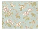 York Wallcoverings LN7603SMP Remington Rose Peony 8 X 10 Wallpaper Memo Sample [並行輸入品]