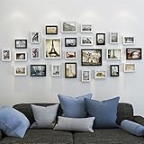 ALUP- 写真壁フレーム壁装飾フレーム写真壁吊りクリエイティブリビングルームシンプルなモダンウォールフレームの組み合わせ ( 色 : #1 )