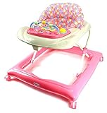 Bebemio Musical Play Mates Baby Walker w/ Adjustable Height, Lights, Sounds (Pink) by Bebemio [並行輸入品