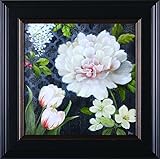 アート効果Midnight Garden II Framed壁アート ブラック D45246