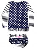 ラッフルバッツ ストライプ柄 長袖 ラッシュガード ビキニ 5歳（106～110cm） Navy (ネイビー)