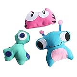 手作り赤ちゃんおもちゃスクイーザーかわいい赤ちゃんのおもちゃ3PCS [モンスター]