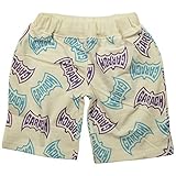 《初夏盛夏対応》 GARACH(ギャラッチ) 天竺英字ロゴ総柄ハーフパンツ 80cm /Pl NO.AH-1622205