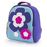ダバワラ dabawalla 女の子用パープルフラワーバックパック 紫花柄リュック [並行輸入品]