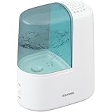 アイリスオーヤマ 加湿器 スチーム式(加熱式) 加湿量 120ml タンク容量 1.3L ~3畳 11時間連続加湿 アロマ対応 小型 卓上 デスク用 SHM-120R1-G グリーン
