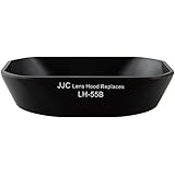 JJC製 オリンパス OLYMPUS M.Zuiko 9-18mm ED 12-50mm F3.5-6.3 EZ 用 レンズフード LH-55B 互換品