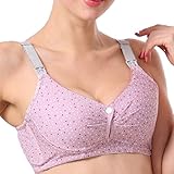 Zhhlaixing 高品質の Pregnancy Maternity Nursing Bra Front Closure Bra Mother Breastfeeding Underwear