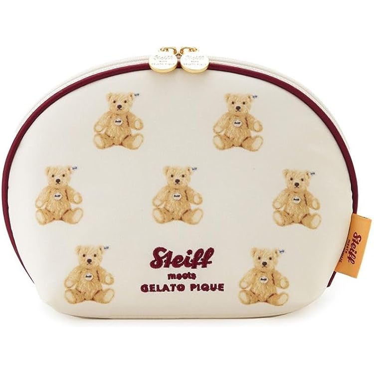 Amazon | 【Steiff】総柄バニティポーチ | ポーチ