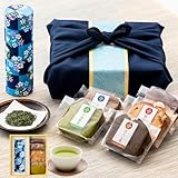 川本屋茶舗 父の日ギフト CHAGASHIパウンド 5個 備長炭火入れ 高級日本茶 風呂敷包み 自家製 パウンドケーキ 保存料・着色料・香料