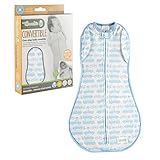 Woombie Convertible Unvented Boy's Nursery Swaddling Blankets, Beep Beep Cars, 5-13 Pounds by Woombi