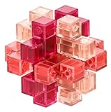 Kancharo クリスタル孔明パズル 日本語解説書付き (難易度５, Shape lock)