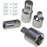 新しい 4 ピース ソケットラチェットレンチ コンバータ アダプタ減速crv アダプタ空気衝撃セット ハンド ツール キット 1/2 "3/8" 1/4 "ガレージ diy