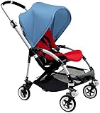 Bugaboo Bee3 Stroller - Ice Blue - Red - Aluminum by Bugaboo [並行輸入品]