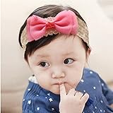 レース ヘッドアクセサリー ベビー 可愛いヘアバンド 4色 10点 【10点】