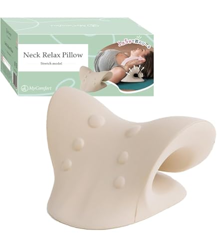 Amazon｜relaxheal ネックストレッチャー 柔道整復師監修 ネックピロー