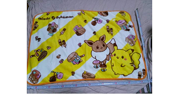Amazon ミスタードーナツ ピカチュウ コラボ ブランケット約95 70cm アイドル 芸能人グッズ 通販