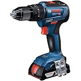 Bosch Professional(ボッシュ) 18V コードレス振動ドライバードリル (2.0Ahバッテリー2個・充電器・キャリングケース付) GSB18V-55