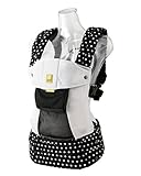リルベビー LILLEBABY 抱っこ紐 【正規代理店輸入】 COMPLETE 6-in-1 6WAYベビーキャリア エアフロー3Dメッシュ プリント (ブラック×ホワイトドット) lb1005-02