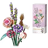 POSO ブロック 花 フラワーブーケブロックセット お花屋 ショップ おもちゃ フラワーアレンジメント インテリア ドライフラワー花束 こども 大人 お祝い 誕生日 記念日 バレンタインデー 贈り物 プレゼント (ロマンチックな恋)