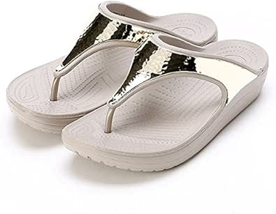 Amazon クロックス サンダル スローン エンベリッシュド フリップ ウィメン プレミアム プレミアム 0t5 W9 25 Crocs クロックス ミュール