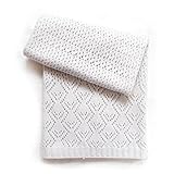 Esteffi Edwardian Wool Blend Baby Blanket Ivory [並行輸入品]
