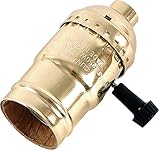 GE 3-Way Lamp Socket, Gold 54372 [並行輸入品]