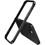 OURJOY iPhone 14 用 バンパー iPhone13 用 バンパー iPhone13 Pro 用 アルミ バンパー ストラップホール付き [アルミ+シリコン 二重構造] レンズ保護 耐衝撃 軽量 アルミサイドバンパー フレーム 携帯ケース