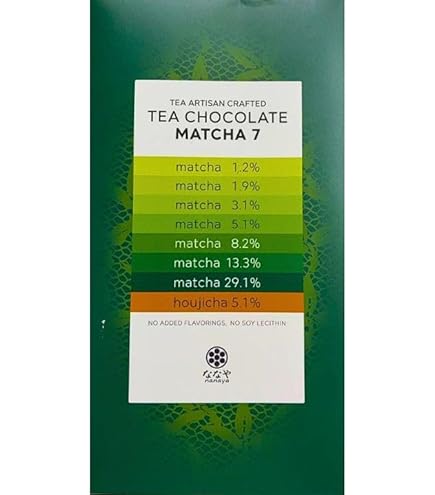 Amazon | 【冷蔵便】 ななや 極上抹茶チョコレート Premium MATCHA 7