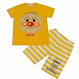 アンパンマン Tスーツ 上下セット 半袖 Tシャツ ハーフパンツ 夏物 ドキンちゃん バイキンマン anpanman fpo-ha2631 95cm アンパンマン