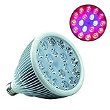 観賞用植物育成LEDライト E26 小型スポットライト 36w 水耕栽培 室内栽培 一般照明 luxon