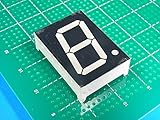 高輝度7セグメント赤LED G　アノードコモン　1個　2.54mmピッチ＜led-406＞