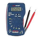 KKmoon M320　デジタルマルチメータ　AC/ DC電圧/電流/抵抗/周波数/容量/ホールド測定　ダイオードポータブルハンドヘルド式