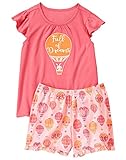 Gymboree Little Girls' 2-Piece Pj Set Hot Air Balloons M [並行輸入品]