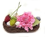 フラワーケーキ☆チョコレートエクレア[A] プリザーブドフラワー