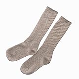 キッズヤク＆スーピマリブハイソックス19-21cm:オーガニックコットン&ヤク