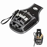 Mohoo 9in1 Electricians Waist Pocket Tool Belt Pouch Bag Screwdriver Carry Case Holder [並行輸入品]