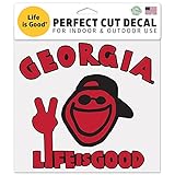 公式NCAA 8 " x Life is good自動車車デカール8 x 8 WINCRAFT 8"x8"