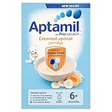 Aptamil プロバイオティクス配合・離乳食ミックス（６か月～）125g x 6箱 『クリーミーアプリコット・ ポリッジ』 (海外直送）