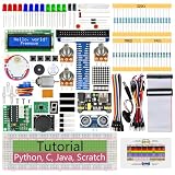 Freenove Raspberry Pi 5 4 B 3 B+ 400 Zero 2W 用超音波スターター キット、820ページの詳細なチュートリアル、Python C Java Scratch Processing コード、171個のアイテム、108のプロジェクト（Raspberry Piは含まれません）