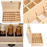 34 grids wooden bottles box container organizer storage for