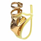 (フィーショー)FEESHOW メンズ Cストリング 男子力MAX 上向きIバック Cカップショーツ 男性下着 セクシーアンダーウエア 勝負下着 機能下着 上向きインナー ゴールド シングル