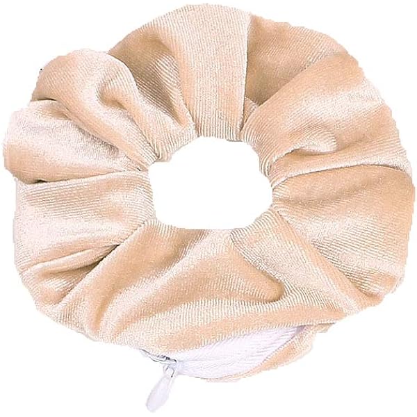 Velvet Hidden Pocket Premium Scrunchie 