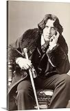 ナポレオンSaronyプレミアムシックラップキャンバス壁アート印刷題名Oscar Wilde 16" x 24" 2339019_24_16x24_none