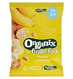 Organix Finger Foods Banana Rice Cakes 7+ Months Stage 2 50g - Organixフィンガーフードバナナ餅7+ヶ月のステージ2 50グラム (