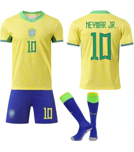 Amazon.co.jp: ネイマール ユニフォーム Neymar 背番号10 24-25